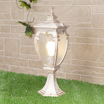 Elektrostandard GLYF-8024S / Светильник садово-парковый белое золото a031657