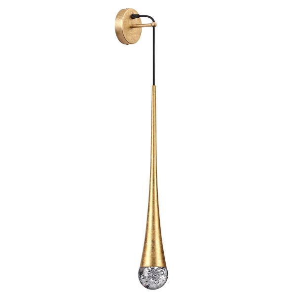 Купить Odeon Light 4278/1W L-VISION ODL21 113 прозрачн/золот фольг-ние Настенный светильник IP20 GU10 LED 12W GOTTA