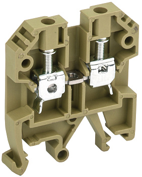 IEK Клемма винтовая КВИ-4мм2 желтая