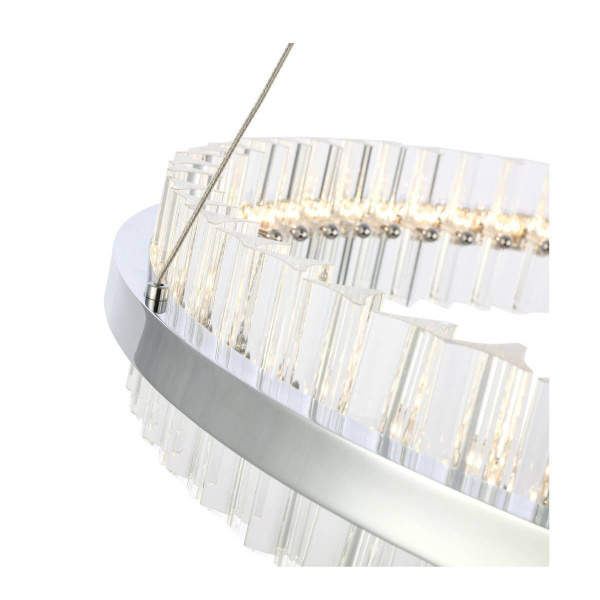 ST Luce SL383.123.01 Светильник подвесной Хром/Прозрачный LED 1*60W Купить ST Luce SL383.123.01 Светильник подвесной Хром/Прозрачный LED 1*60W