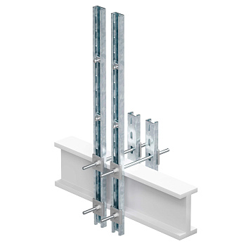 DKC Обжимной комплект монтажных профилей тип 2 , обхват конструкции габаритами 350 на 440 мм , высота подвесной рамы-профиля 1000 мм ,для крепления 3
