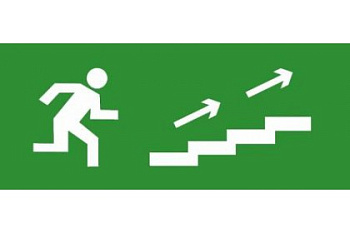 TechnoLux ЭП14 По лестнице вверх направо 140x280 мм ЭП14 140280