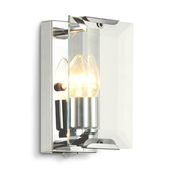 Купить Ambrella Настенный светильник TR5155 CH/CL хром/прозрачный E14/1 max 40W 210*130*100