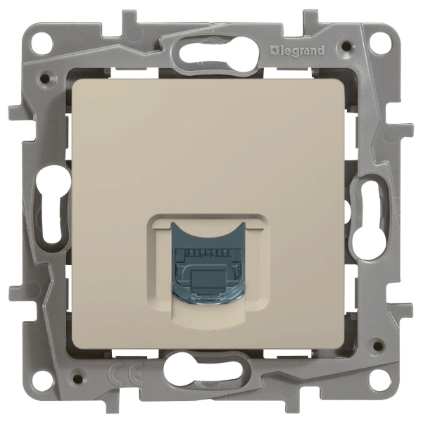 Купить Legrand Etika Слоновая кость Розетка комп (RJ45) 5 категория  UTP 672341