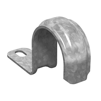 OSTEC Скоба кабельная однолапковая 48-50, толщ. 2,0 мм, гальван. цинк