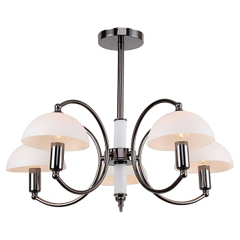 Lussole LGO Металл Черный хром /  Стекло Люстра E14 40W LSP-8084