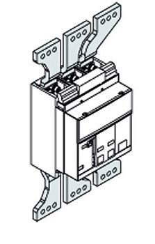 ABB Emax2 Комплект силовых выводов стационарного выключателя ES E1.2 F 3шт 1SDA073979R1