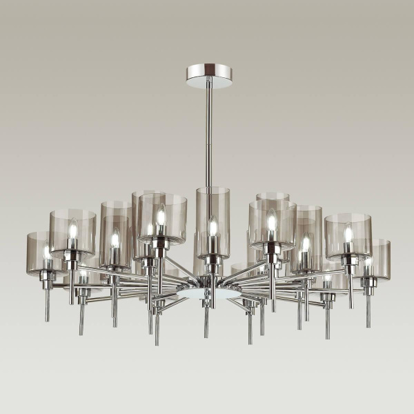 Купить Odeon Light 4688/20 ODL20 280 хром/дымчатый Люстра E14 20*40W DIATRA