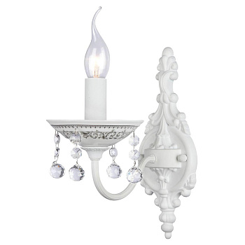 Maytoni Elegant Bellona Белый Бра 1xE14 60W ARM386-01-W