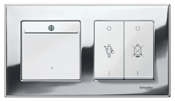 SE Merten SM M-Elegance Хром Рамка 2-ая MTN403239