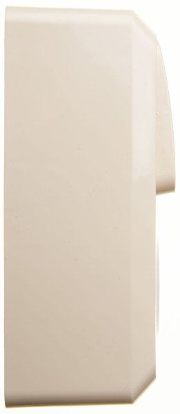 Купить Systeme Electric Этюд наруж Крем Блок: Розетка с/з со шторками + выключатель 1-клавишный