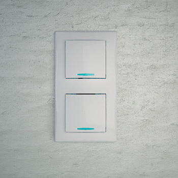 SE Sedna Бел Рамка 2-ая вертикальная SDN5801121