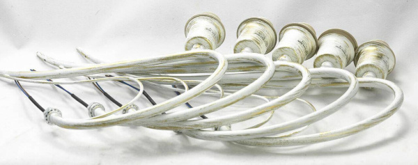 Купить Lussole LGO Металл Белый /  Ткань Люстра E14 GRLSP-8062