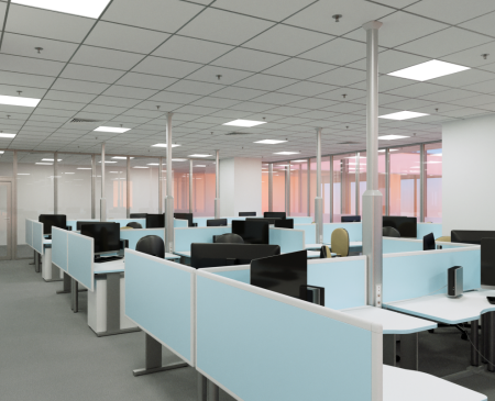 Купить DKC Телескопическая алюминиевая колонна, 1.5 - 3м, цвет светло-серебристый металлик