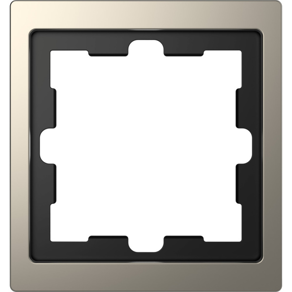 SE Merten D-Life Никель Рамка 1-ая MTN4010-6550