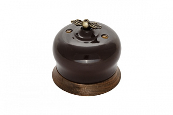 BIRONI Фаберже Керамика Коричневый Переключатель 1-кл B2-201-020/18