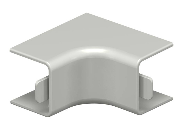 OBO Bettermann Угол внутренний кабель-канала WDK 20x20 мм ПВХ серый RAL7030 6158226