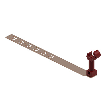 DKC Держатель под черепицу, 450 мм, медь