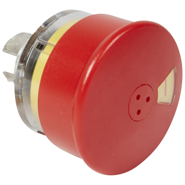 Legrand Osmoz Гол.кнопки EN418 ав.откл.КРАСН. 54мм. виз."0-I" тяни-толк. 023894