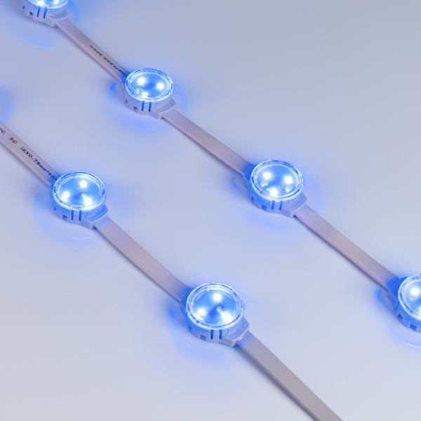 Купить Arlight Модуль управляемый SOLEX-DMX-3535-3-12V RGB 120deg (D30x16mm, 0.75W, IP67) (-) 028876