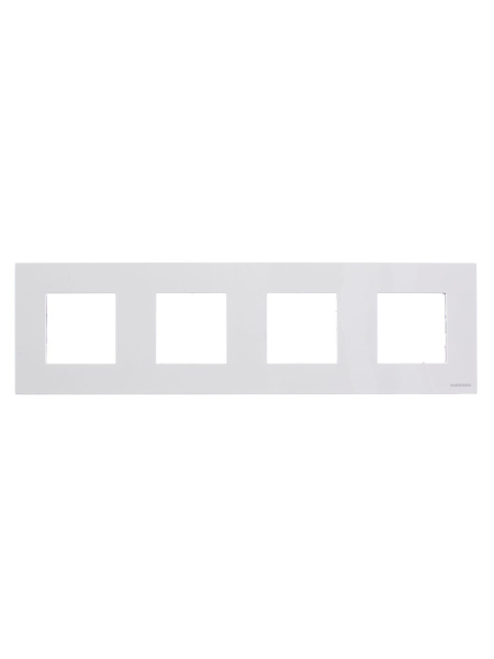 Купить ABB NIE Zenit Серебро Рамка 4-я 2+2+2+2 мод 2CLA227400N1301