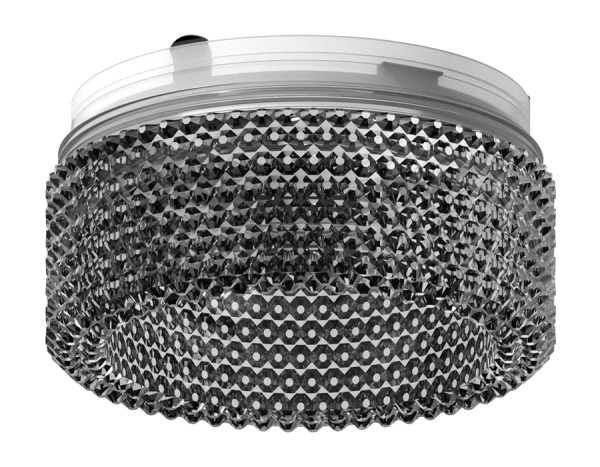 Ambrella Насадка передняя N6151 BK тонированный D60*H25mm Out20mm MR16 (для корпуса светильника)