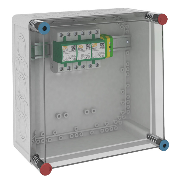 OBO Bettermann УЗИП для силовых сетей в защитном корпусе  (Класс I), 255 В 5096874