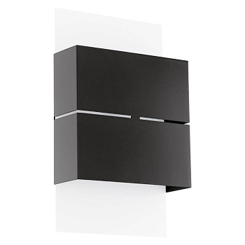 Eglo Светильник LED уличный настенный KIBEA, 2х2,5W (LED), нерж. сталь, антрацит 93254