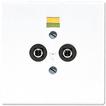 JUNG Розетка штепсельная для выравнивания потенциалов белая LS965-2WW