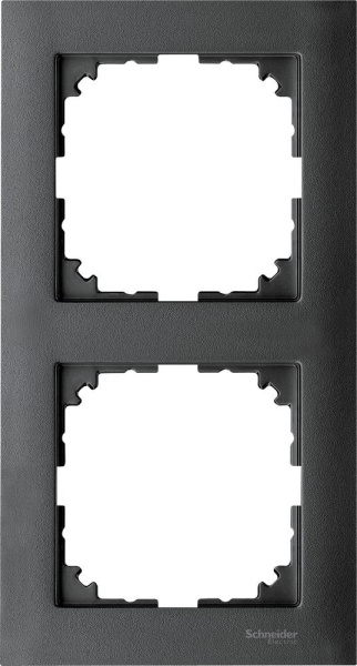 Купить SE Merten SM M-Pure Антрацит Рамка 2-ая MTN4020-3614