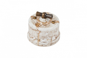 BIRONI Лизетта Керамика Мрамор Выключатель перекрестный 1-кл B1-203-09