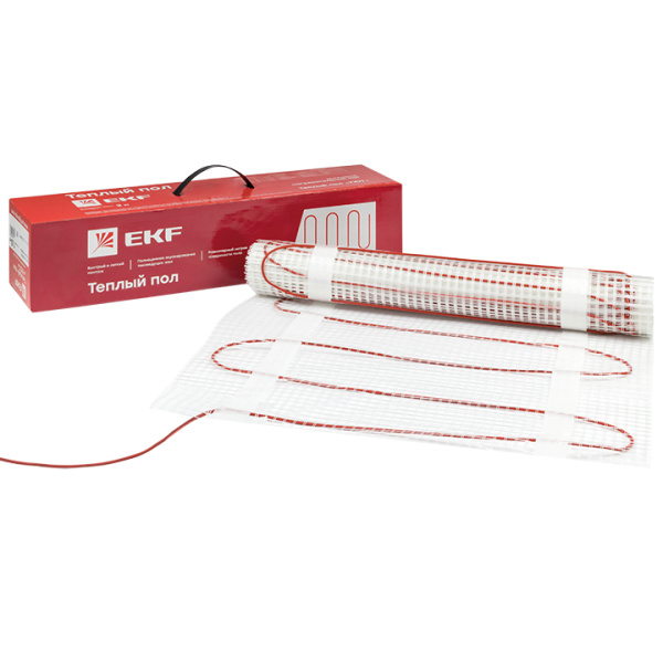 EKF PROxima Теплый пол (мат нагревательный) "Уют" 12 кв.м. 1800 Вт