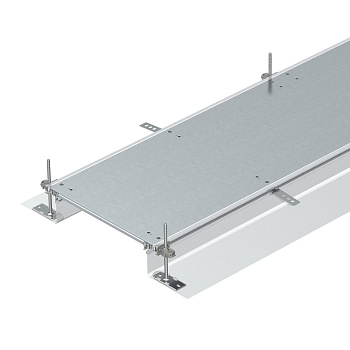 OBO Bettermann Секция кабель-канала OKA-G глухая, с фиксаторами 2400x400x40–140 мм (сталь) 7424044