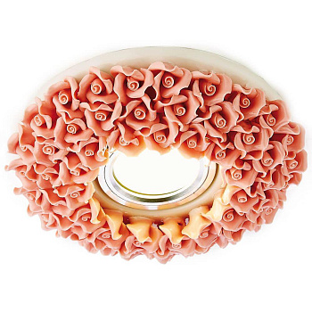 Ambrella Встраиваемый потолочный точечный светильник D5505 PI розовый керамика