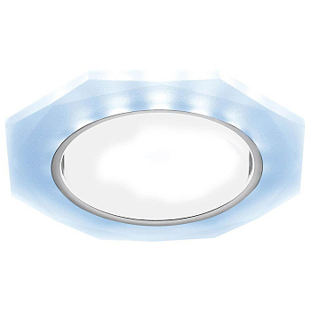 Ambrella Встраиваемый точечный светильник со светодиодной лентой G216 CL/CH/CLD хром/прозрачный GX53+3W (LED COLD)