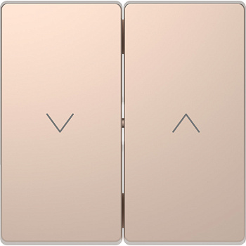 SE Merten D-Life Шампань Клавиша-кнопка для жалюзи MTN3855-6051