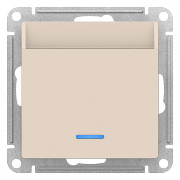 Systeme Electric AtlasDesign Беж карточный 10А, без задержки времени, механизм, БЕЖЕВЫЙ