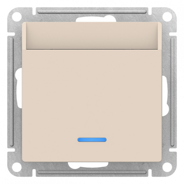 Systeme Electric AtlasDesign Беж карточный 10А, без задержки времени, механизм, БЕЖЕВЫЙ