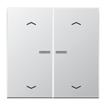 JUNG Клавиши для двойной кнопки BCU алюминий AL2995KO5MP