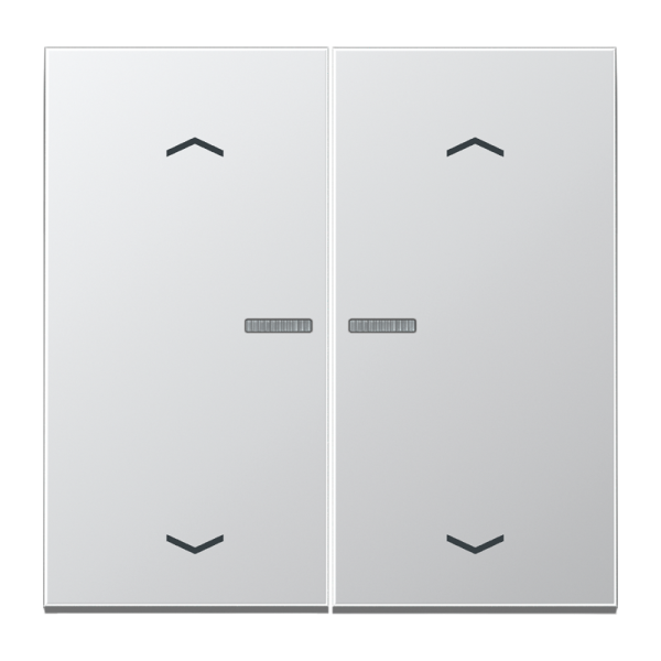 JUNG Клавиши для двойной кнопки BCU алюминий AL2995KO5MP