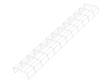 Gauss Решетка защитная для св-ка ЛПО/ДПО 1320х230х96 1/5 903265601