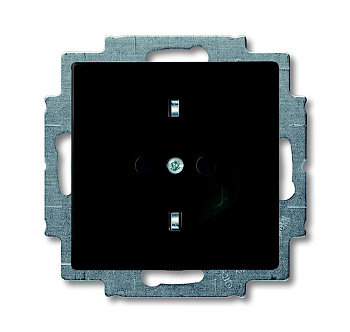 ABB BJB Basic 55 Шато (чёрн) Розетка с/з 2CKA002011A6142