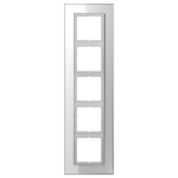 JUNG LS Plus Стекло белое Рамка 5-ая LSP985GLWW