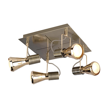 Citilux CL527543 Марс Бронза+Зол. Светильник Наст.-Потол.