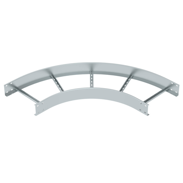 OBO BETTERMANN  Угловая секция 90° лестничного лотка 110х400 мм R=500 мм 6217686