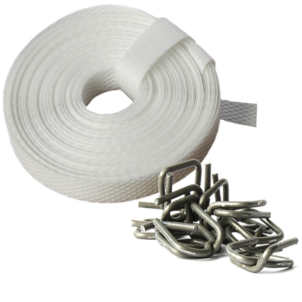 DKC Комплект для  фиксации. 1 комплект - 10 пряжек, 10 м. ленты.