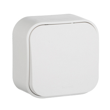 Legrand Quteo Белый Выключатель 1-клавишный 10А 782200