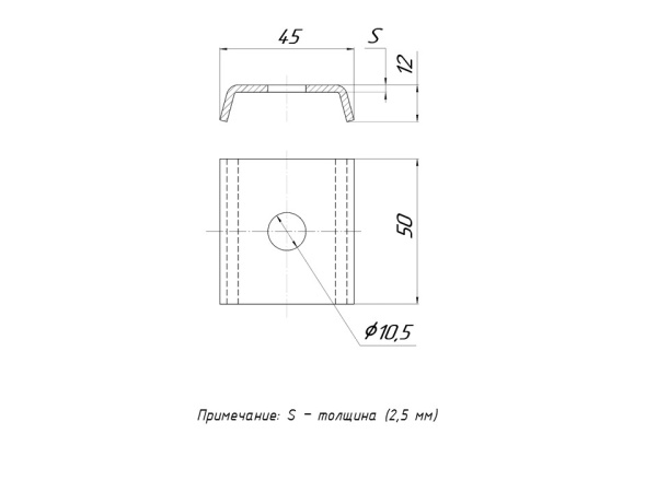 Купить EKF PROxima STRUT-пластина 1 отверстие HDZ