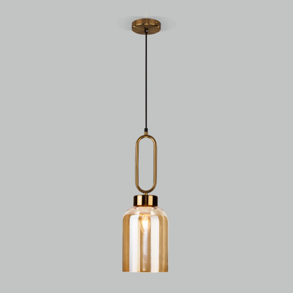 Eurosvet Подвесной светильник со стеклянным плафоном 50229/1 янтарный a057463 Купить Eurosvet Подвесной светильник со стеклянным плафоном 50229/1 янтарный a057463