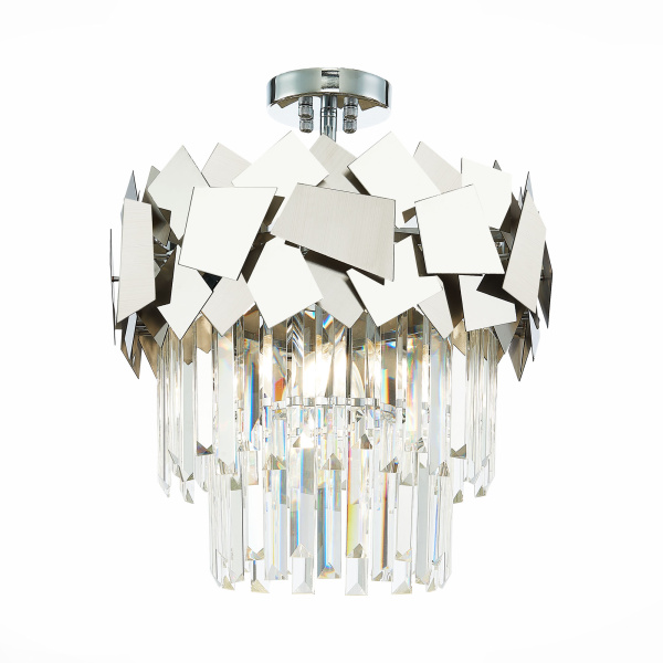 ST LUCE  SL1232.102.05 Люстра потолочная Хром/Прозрачный, Хром E14 5*60W